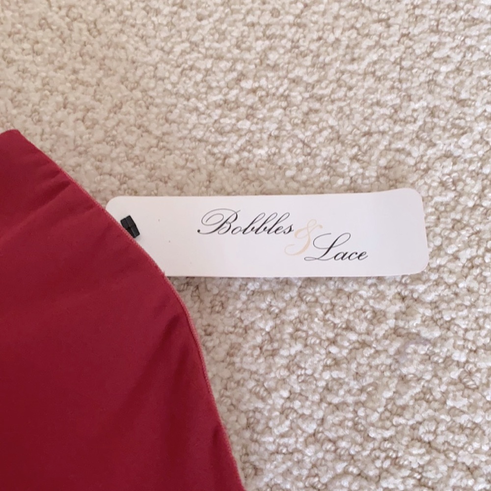 Red Strapless Dress - Picture 4 of 4